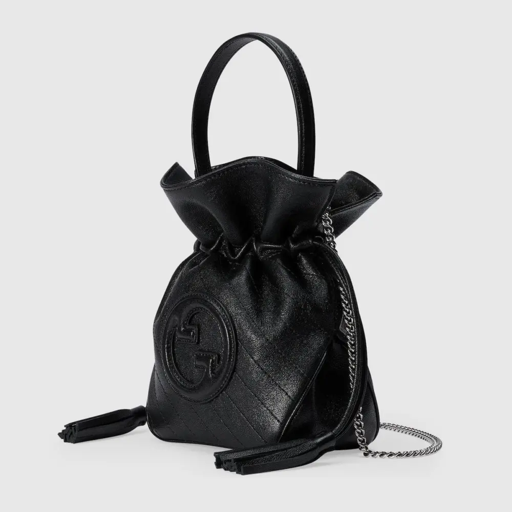 Alternative view of Túi Gucci Blondie Mini Bucket Bag 'Black' 760313-AACP7-1000