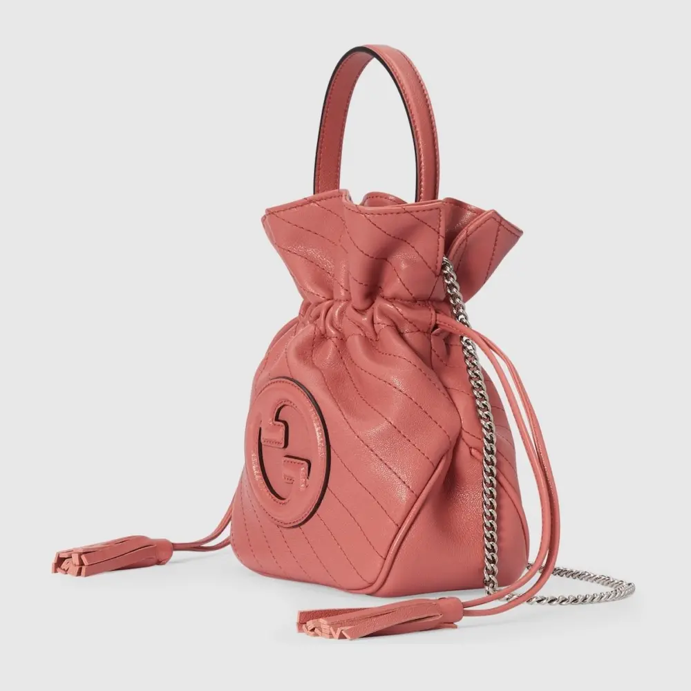 Alternative view of Túi Gucci Blondie Mini Bucket Bag 'Pink' 760313-AACP7-6701