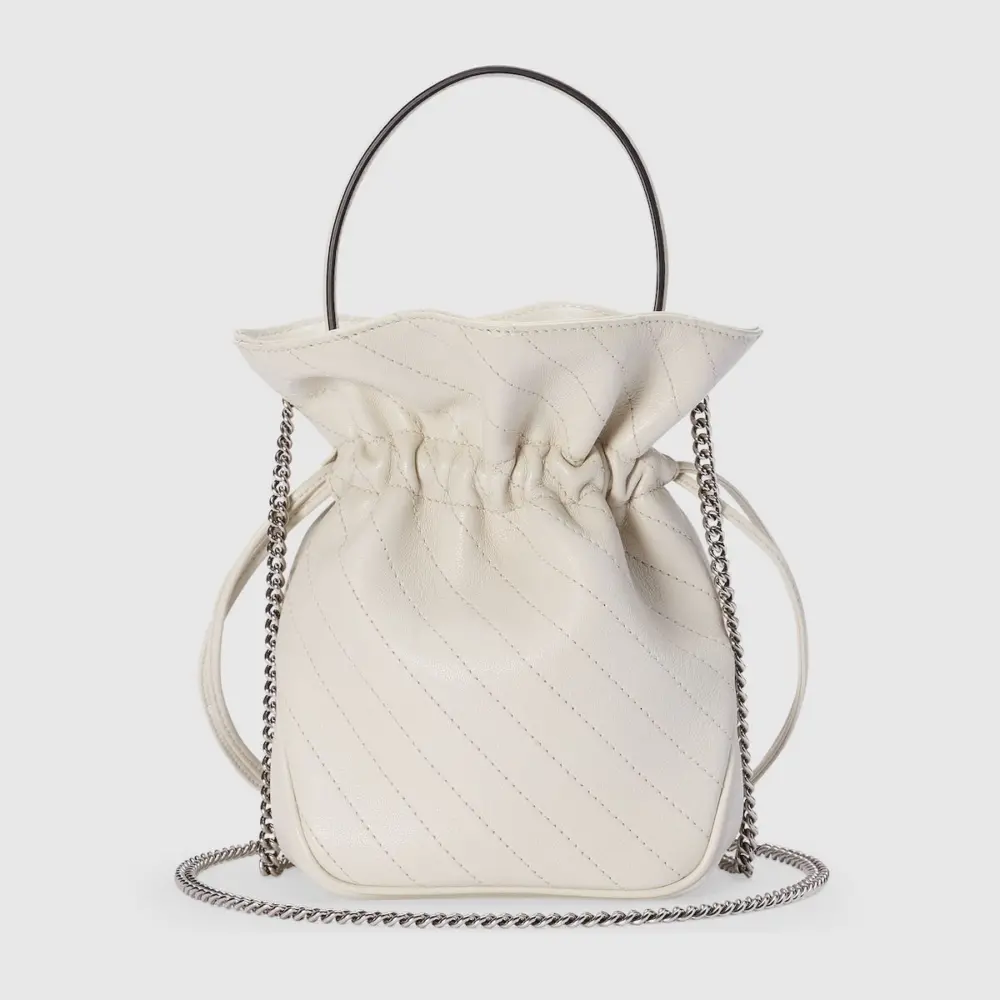 Túi Nữ Gucci Blondie Mini Bucket Bag 'White' 760313-AACP7-9022 - Ảnh 3