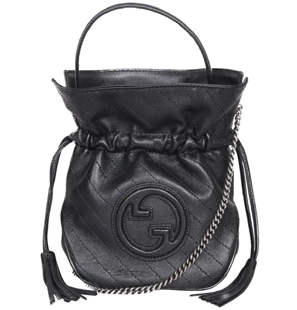 Túi Gucci Blondie Mini Bucket Bag 'Black' 760313-AACP7-1000