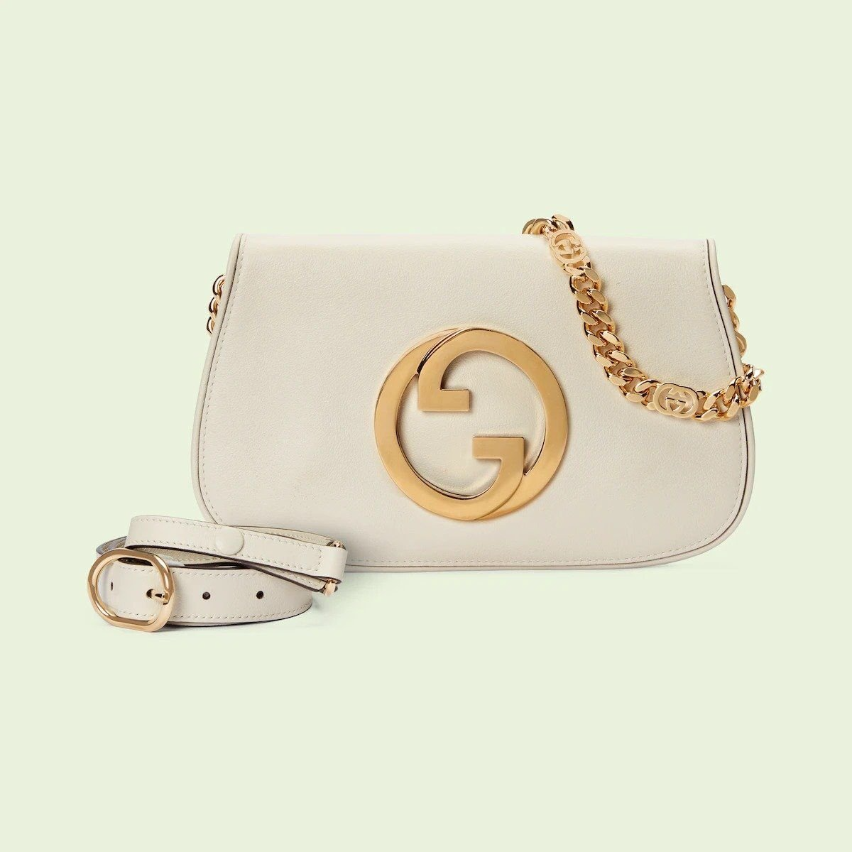 Túi Gucci Blondie Shoulder Bag 'White' 699268-UXX0G-9022 - Ảnh 8