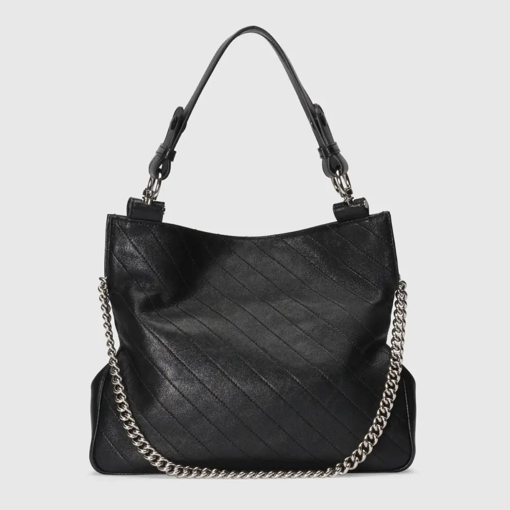 Túi Gucci Blondie Small Tote Bag 'Black' 751518-1AAOW-1000 - Ảnh 5