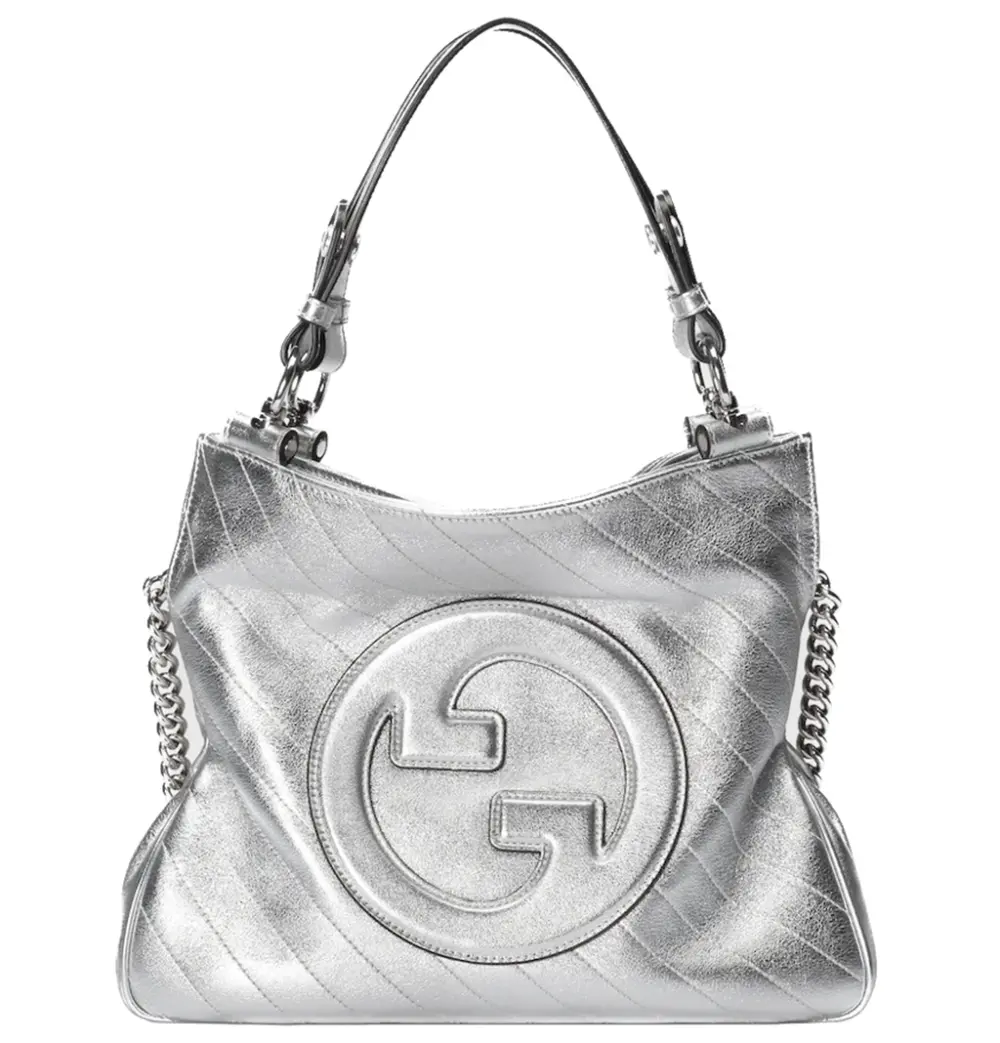 Túi Gucci Blondie Small Tote Bag 'Silver Lamé' 751518-AACBO-8106