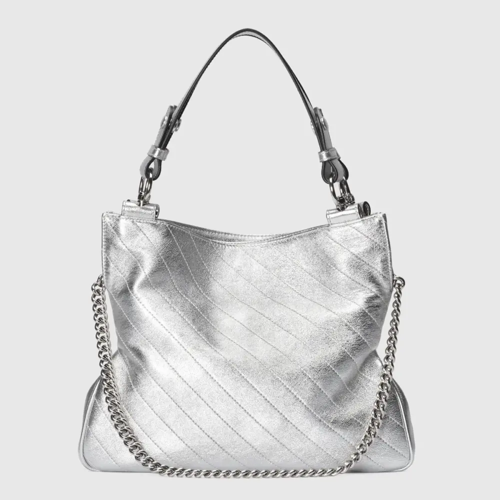 Túi Gucci Blondie Small Tote Bag 'Silver Lamé' 751518-AACBO-8106 - Ảnh 3