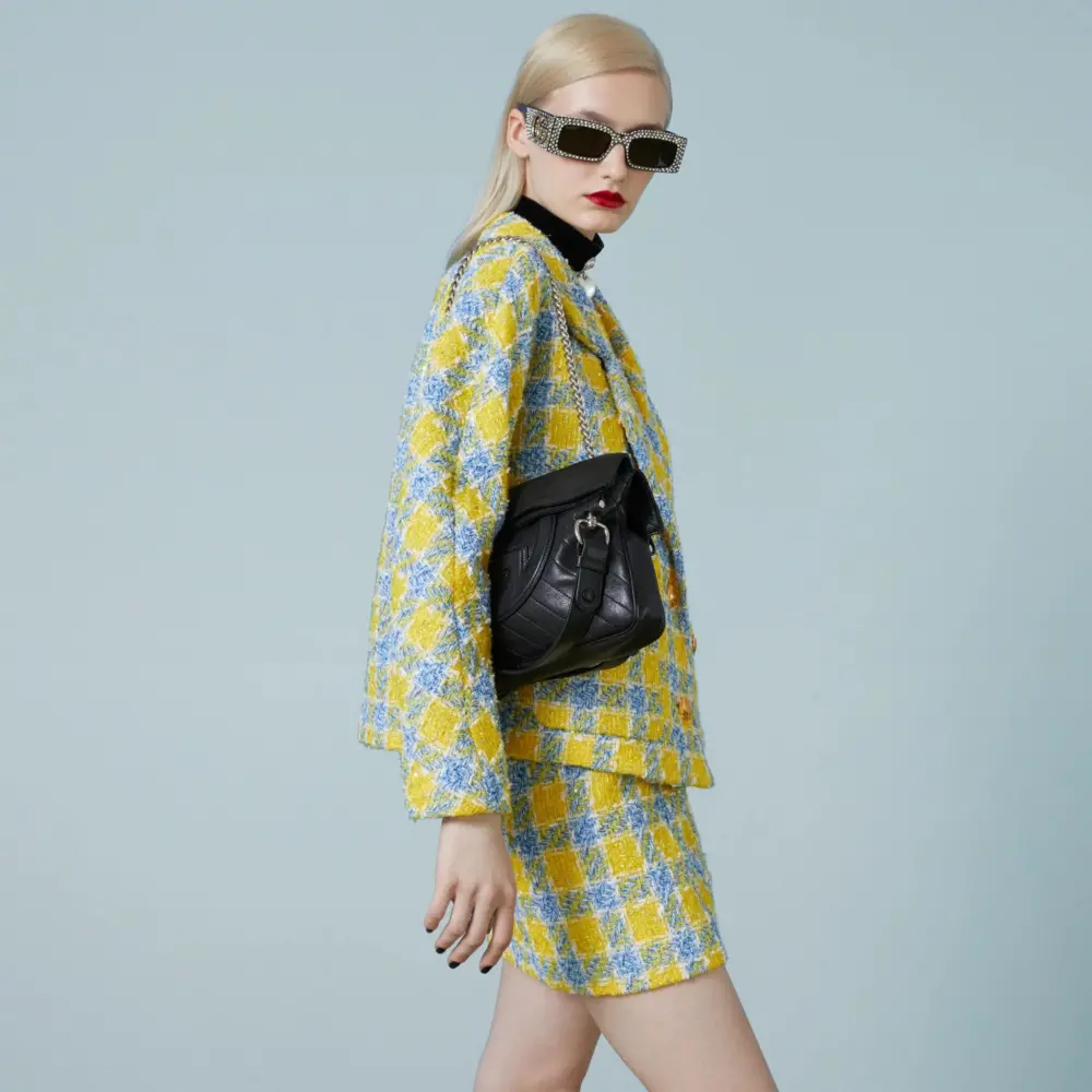 Túi Gucci Blondie Small Tote Bag 'Black' 751518-1AAOW-1000 - Ảnh 7