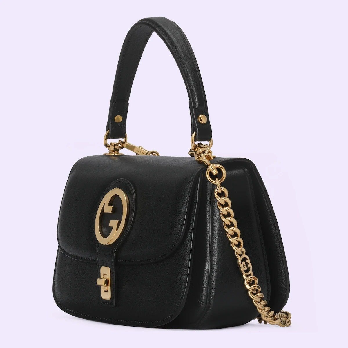 Túi Gucci Blondie Top Handle Bag 'Black' 735101-UXX0G-1000 - Ảnh 7