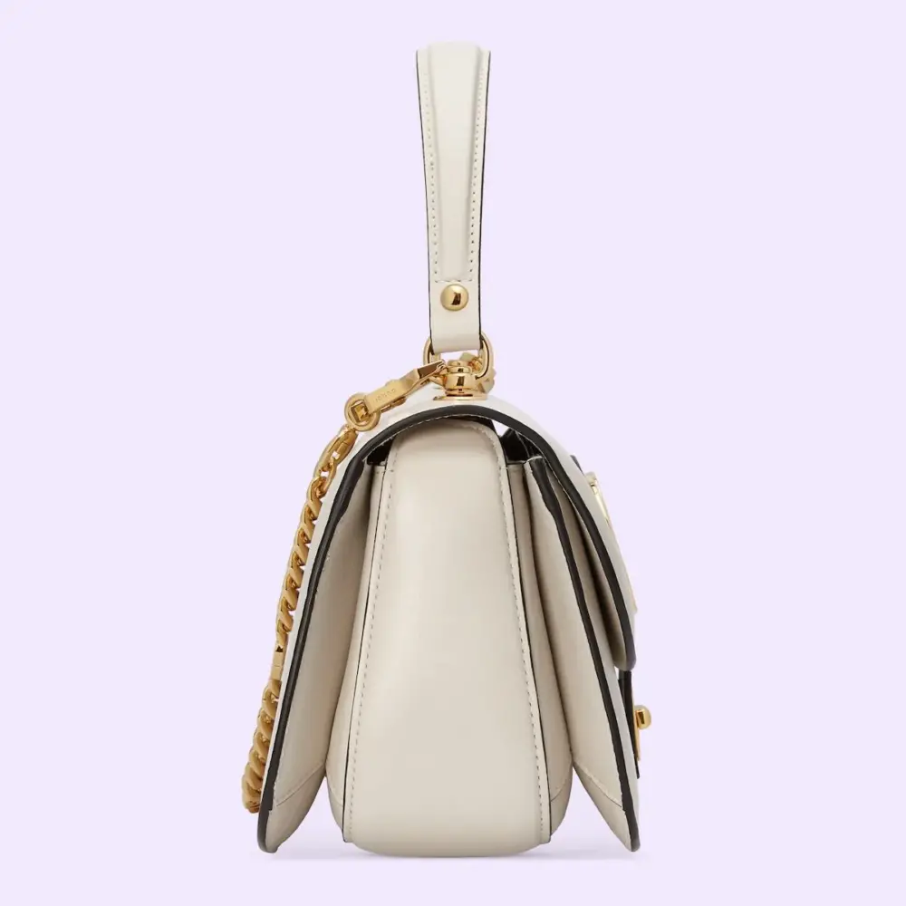 Túi Gucci Blondie Top Handle Bag 'White' 735101-UXX0G-9022 - Ảnh 8