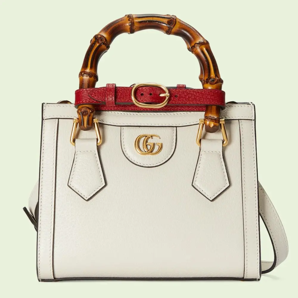Túi Gucci Diana Mini Tote Bag 'White' 702732-U3ZDT-9196 - Ảnh 5