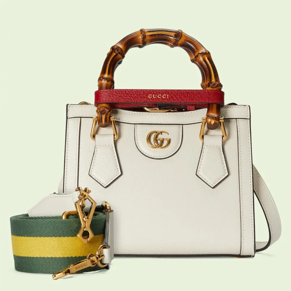 Alternative view of Túi Gucci Diana Mini Tote Bag 'White' 702732-U3ZDT-9196