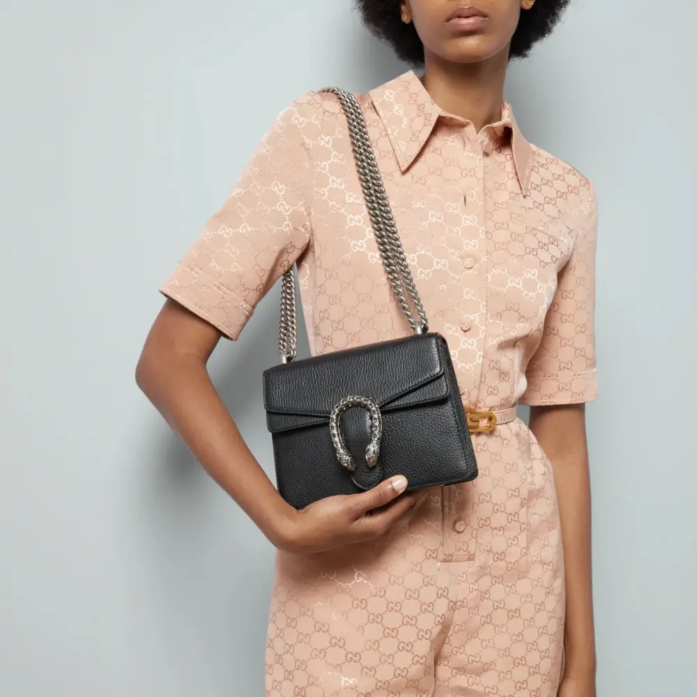 Túi Nữ Gucci Dionysus Mini Bag 'Black' 421970-CAOGN-8176 - Ảnh 8
