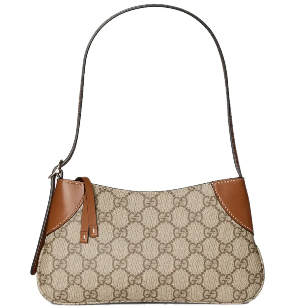 Túi Gucci GG Emblem Super Mini Shoulder Bag 'Beige' 820696-FAD6L-9758