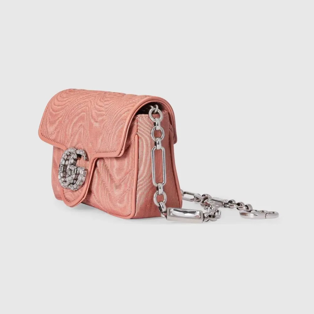 Túi Gucci GG Marmont Belt Bag 'Pink Moiré' 746608-FAB7Y-7941 - Ảnh 6