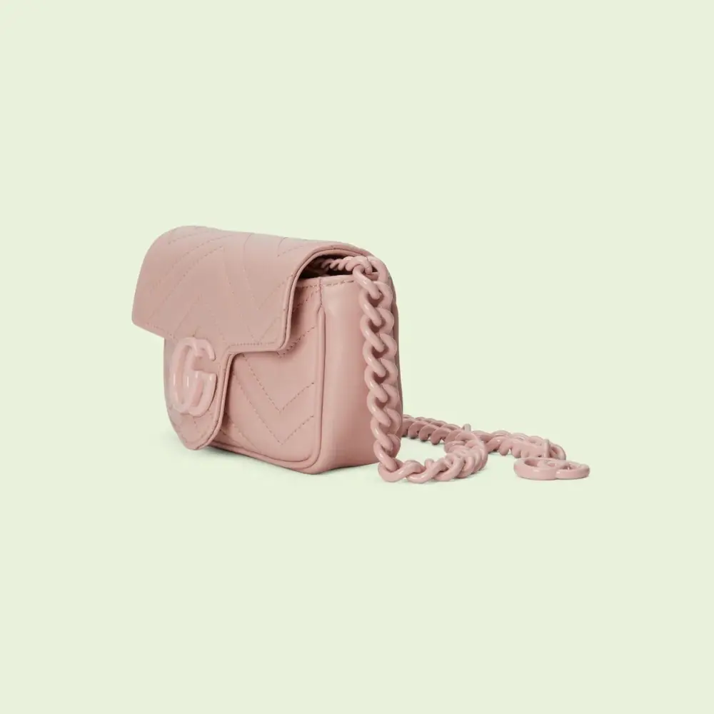 Túi Gucci GG Marmont Belt Bag 'Light Pink' 699757-UM8KV-5909 - Ảnh 6