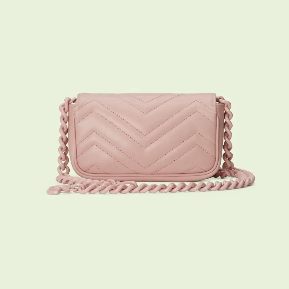 Túi Gucci GG Marmont Belt Bag 'Light Pink' 699757-UM8KV-5909 - Ảnh 4