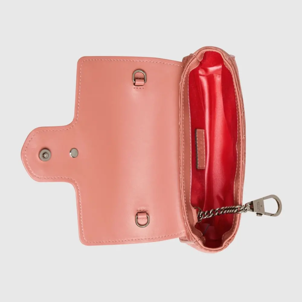 Alternative view of Túi Gucci GG Marmont Belt Bag 'Pink Moiré' 746608-FAB7Y-7941