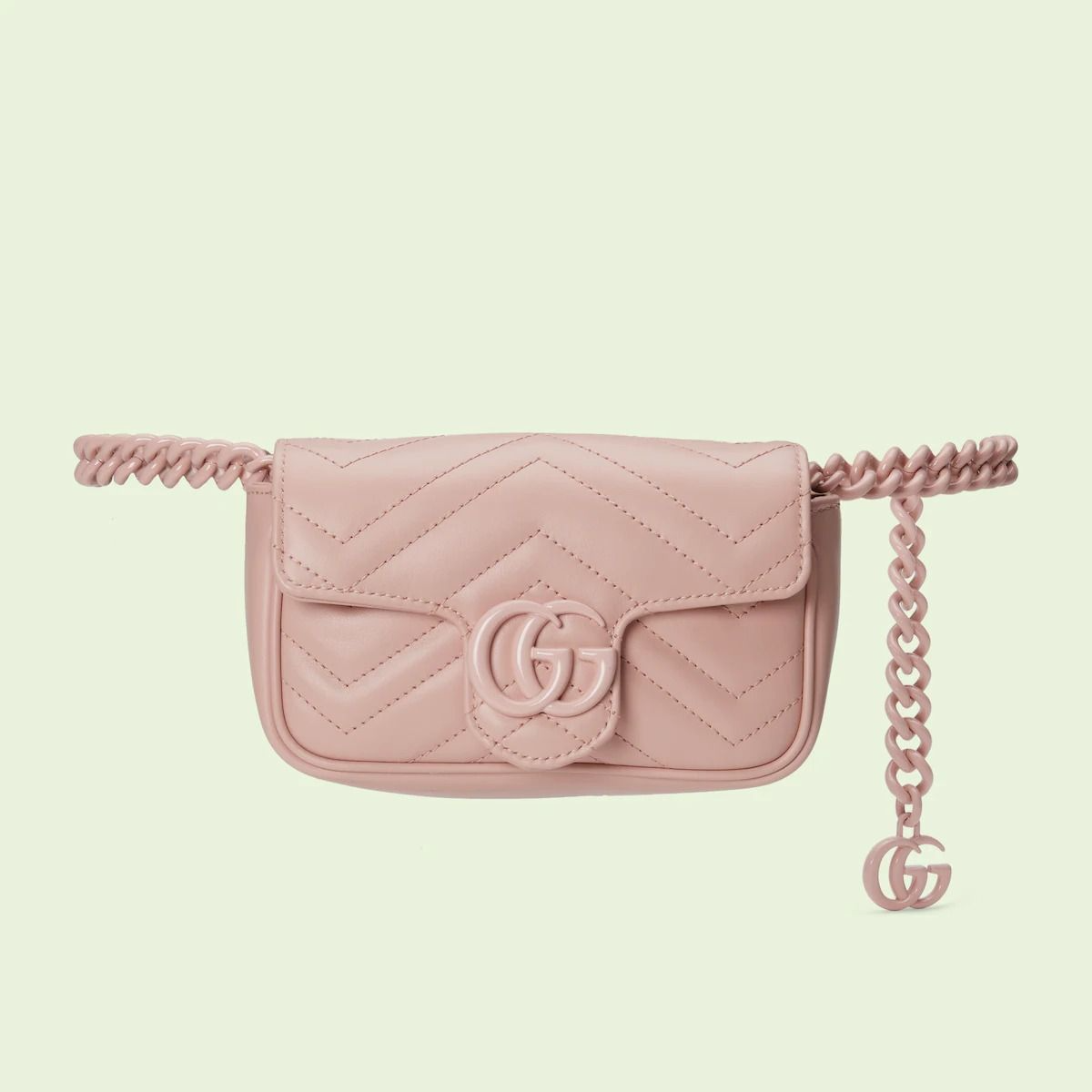 Alternative view of Túi Gucci GG Marmont Belt Bag 'Light Pink' 699757-UM8KV-5909