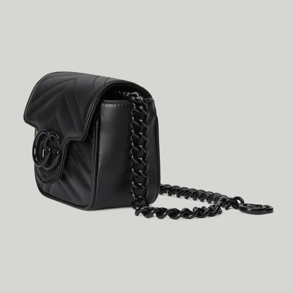 Túi Gucci GG Marmont Belt Bag 'Black' 739599-UM8KV-1000 - Ảnh 7