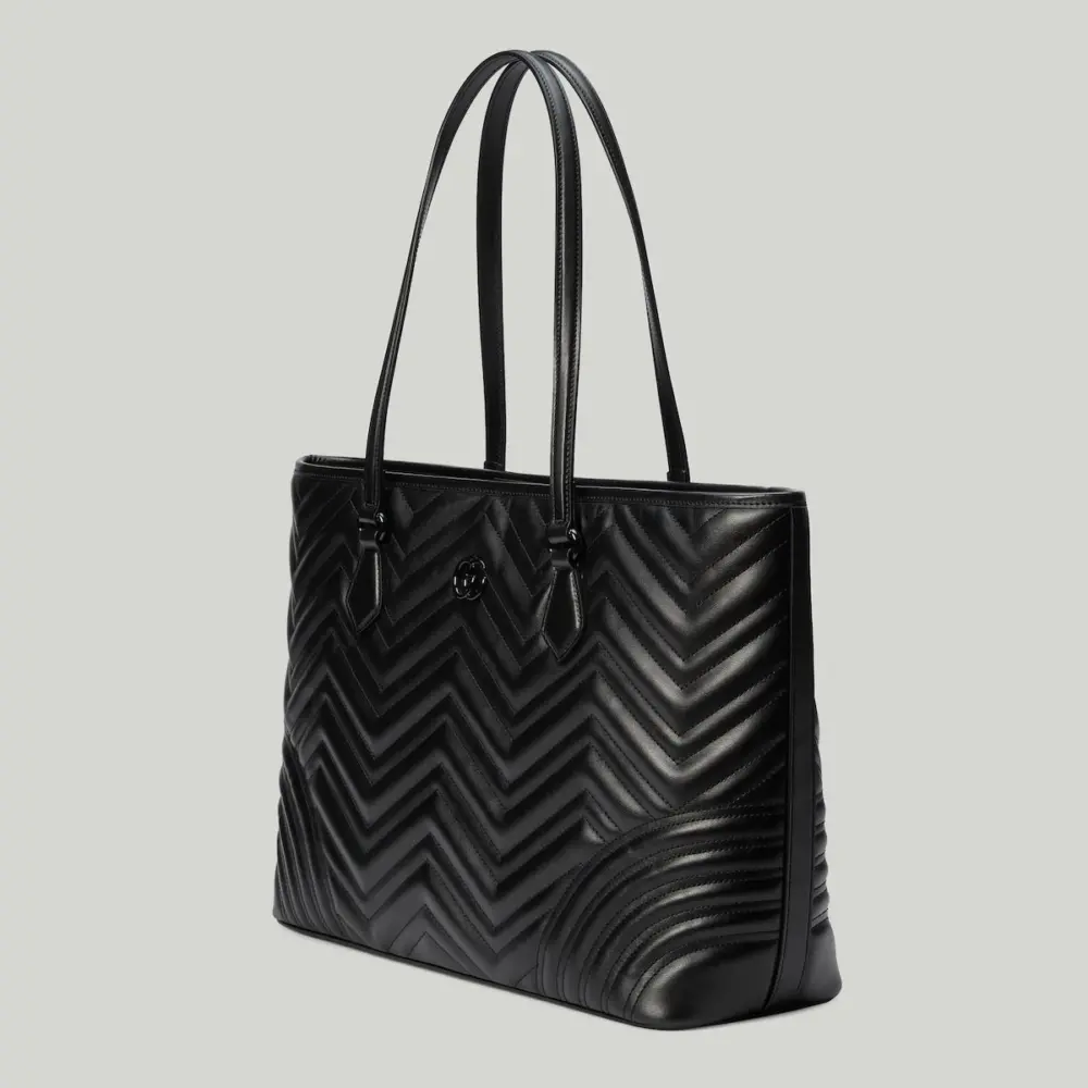 Alternative view of Túi Gucci GG Marmont Large Tote Bag ‘Black’ ‎739684-DTDFV-1000