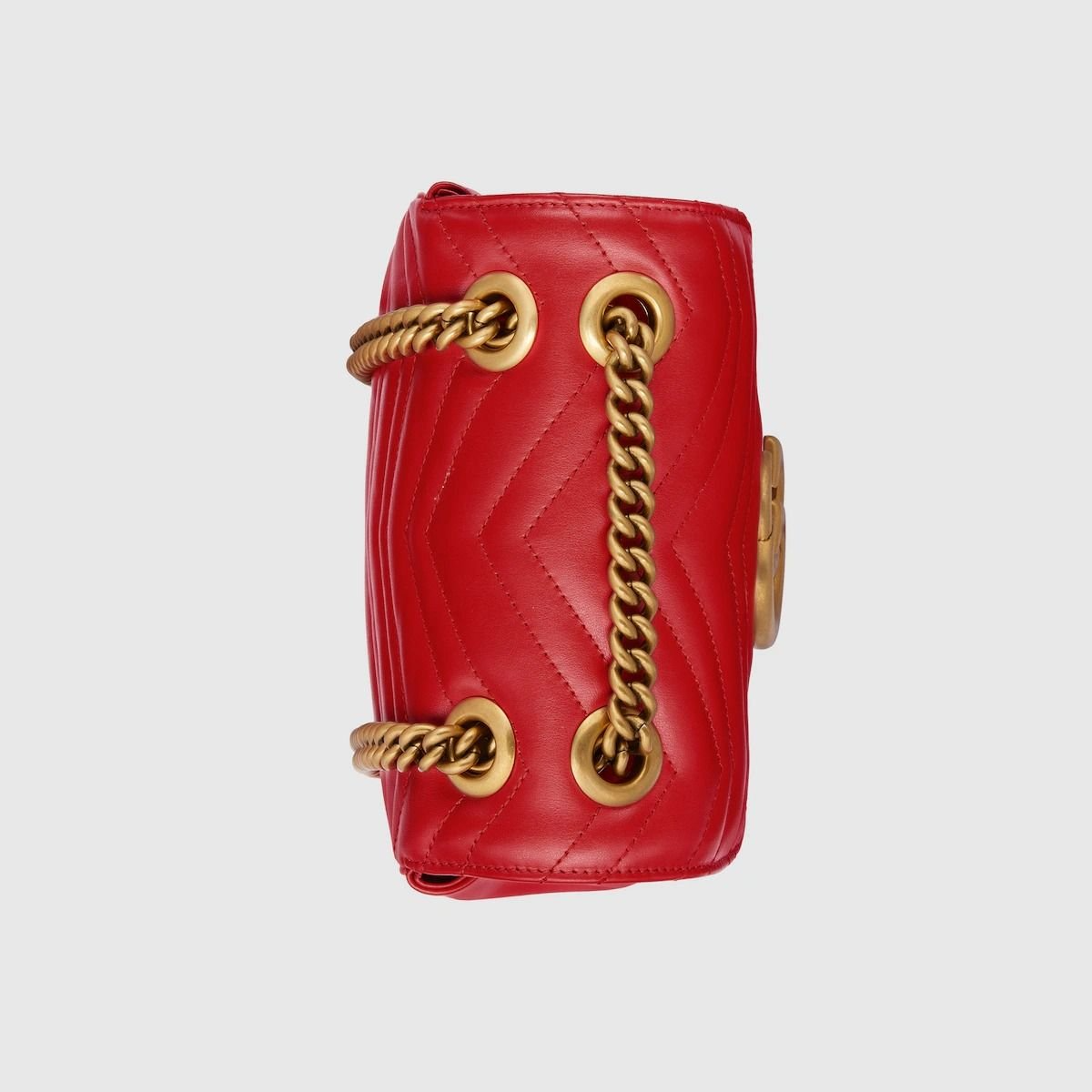 Túi Gucci GG Marmont Mini Shoulder Bag 'Red' 739682-AABZC-6832 - Ảnh 6