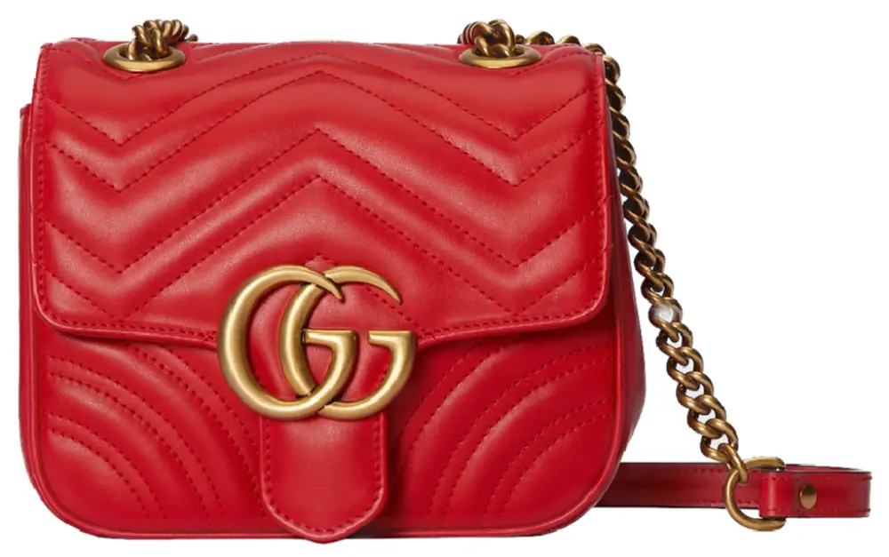 Túi Gucci GG Marmont Mini Shoulder Bag 'Red' 739682-AABZC-6832