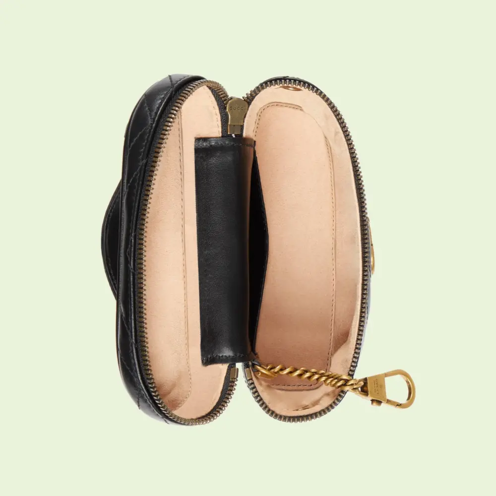 Túi Gucci GG Marmont Mini Top Handle Bag 'Black' 699515-DTDHT-1000 - Ảnh 6