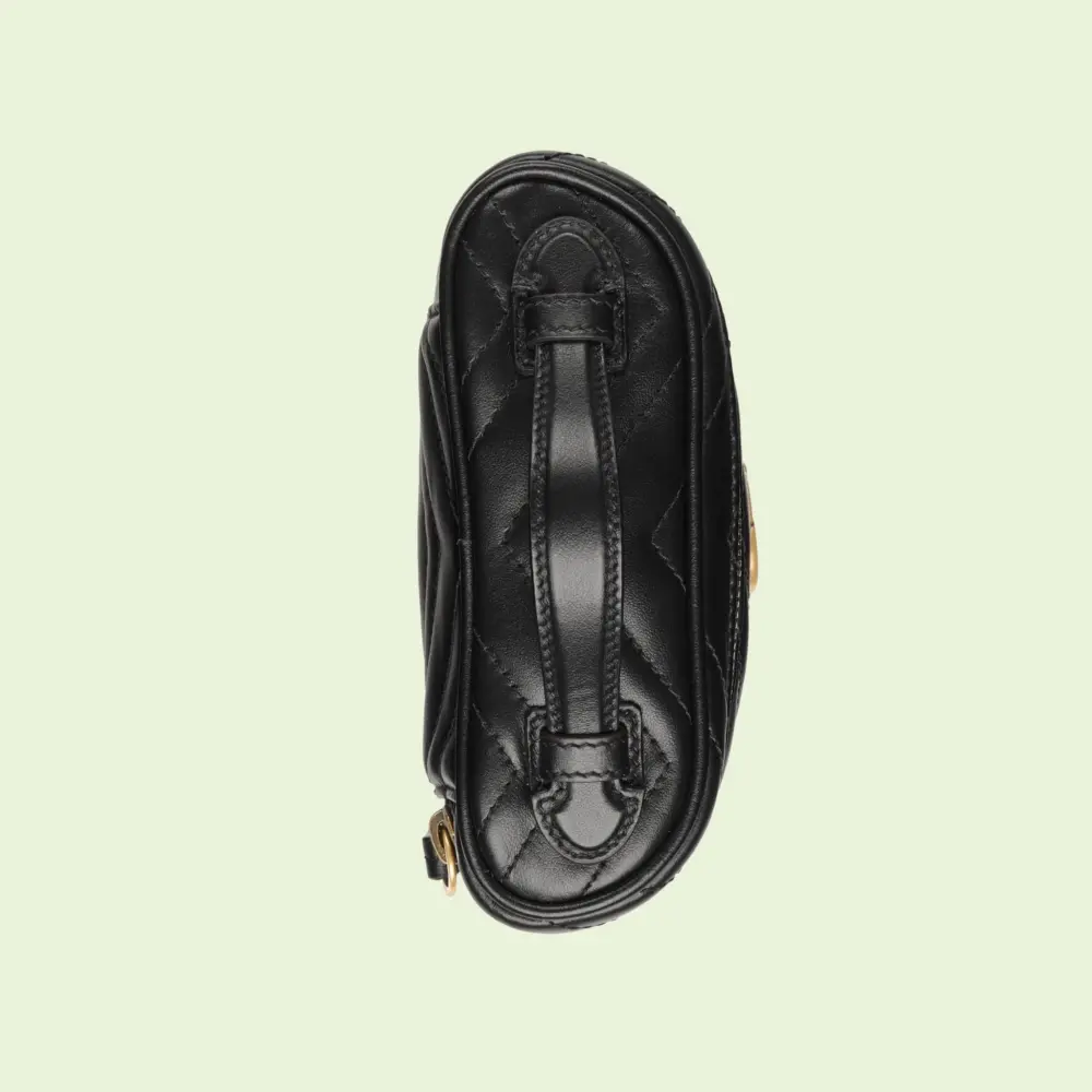 Túi Gucci GG Marmont Mini Top Handle Bag 'Black' 699515-DTDHT-1000 - Ảnh 5