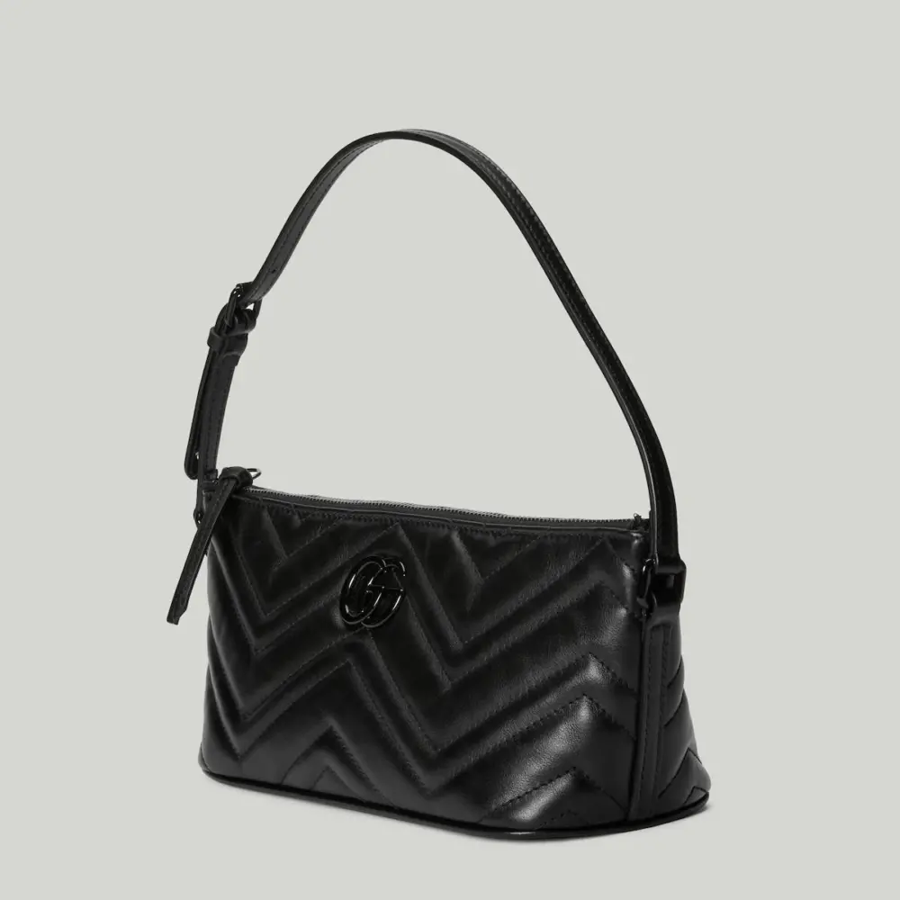Alternative view of Túi Gucci GG Marmont Shoulder Bag 'Black' 739166-DTDHV-1000