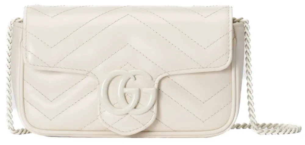 Túi Gucci GG Marmont Super Mini Bag 'White' 476433-AABZK-9022