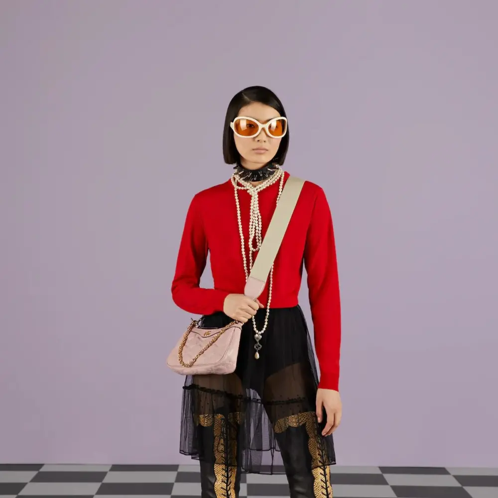 Túi Gucci GG Matelassé Handbag 'Pink' 735049-UM8HG-5941 - Ảnh 8