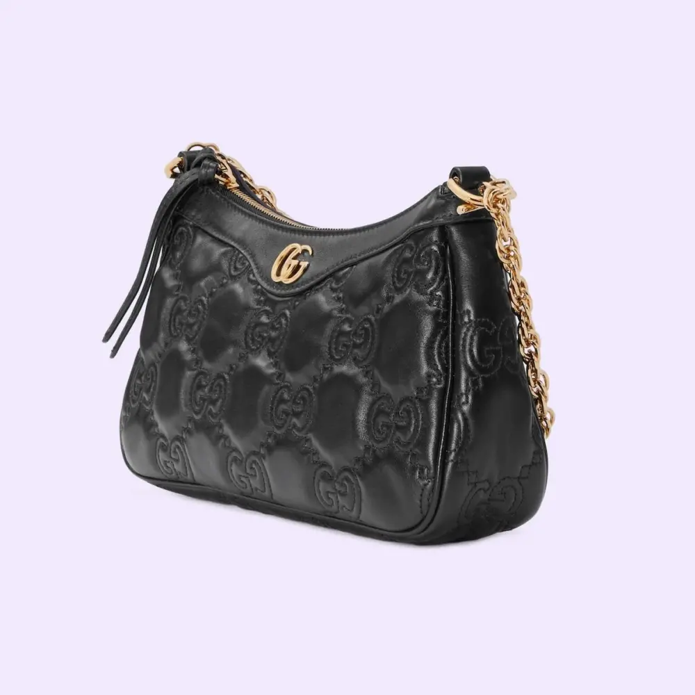 Túi Gucci GG Matelassé Handbag 'Black' 735049-UM8HG-1046 - Ảnh 9