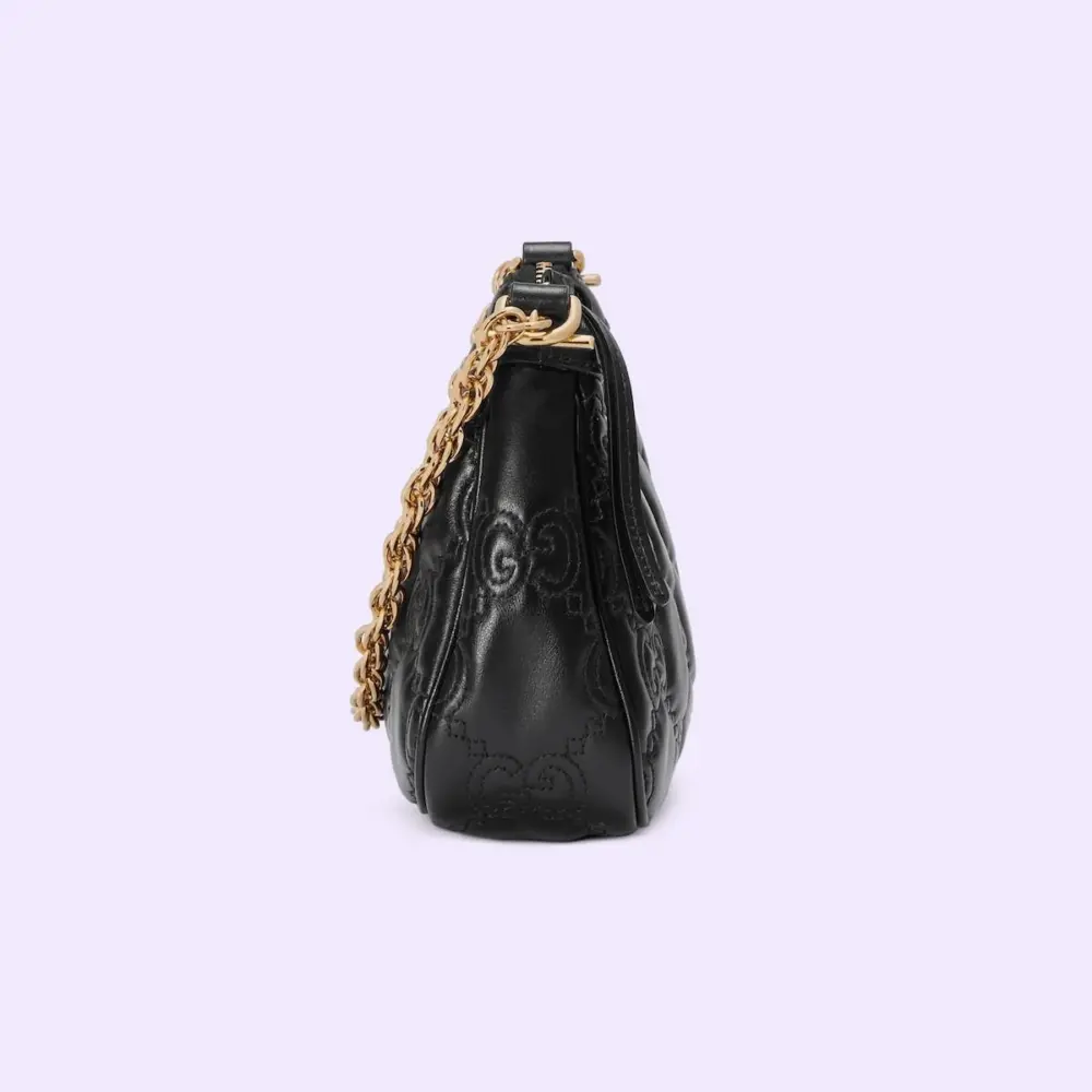 Túi Gucci GG Matelassé Handbag 'Black' 735049-UM8HG-1046 - Ảnh 6