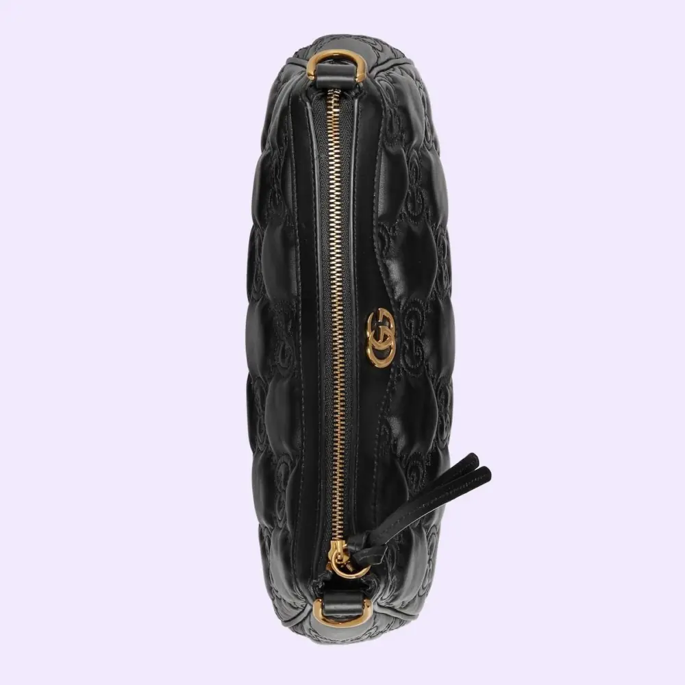 Túi Gucci GG Matelassé Handbag 'Black' 735049-UM8HG-1046 - Ảnh 5