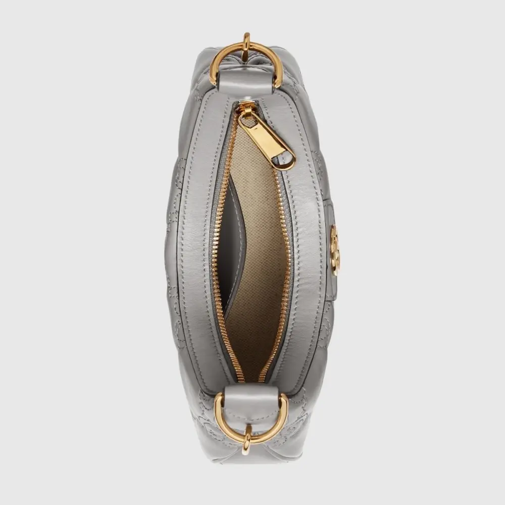 Túi Gucci GG Matelassé Mini Bag 'Grey' 739736-UM8IG-1275 - Ảnh 6