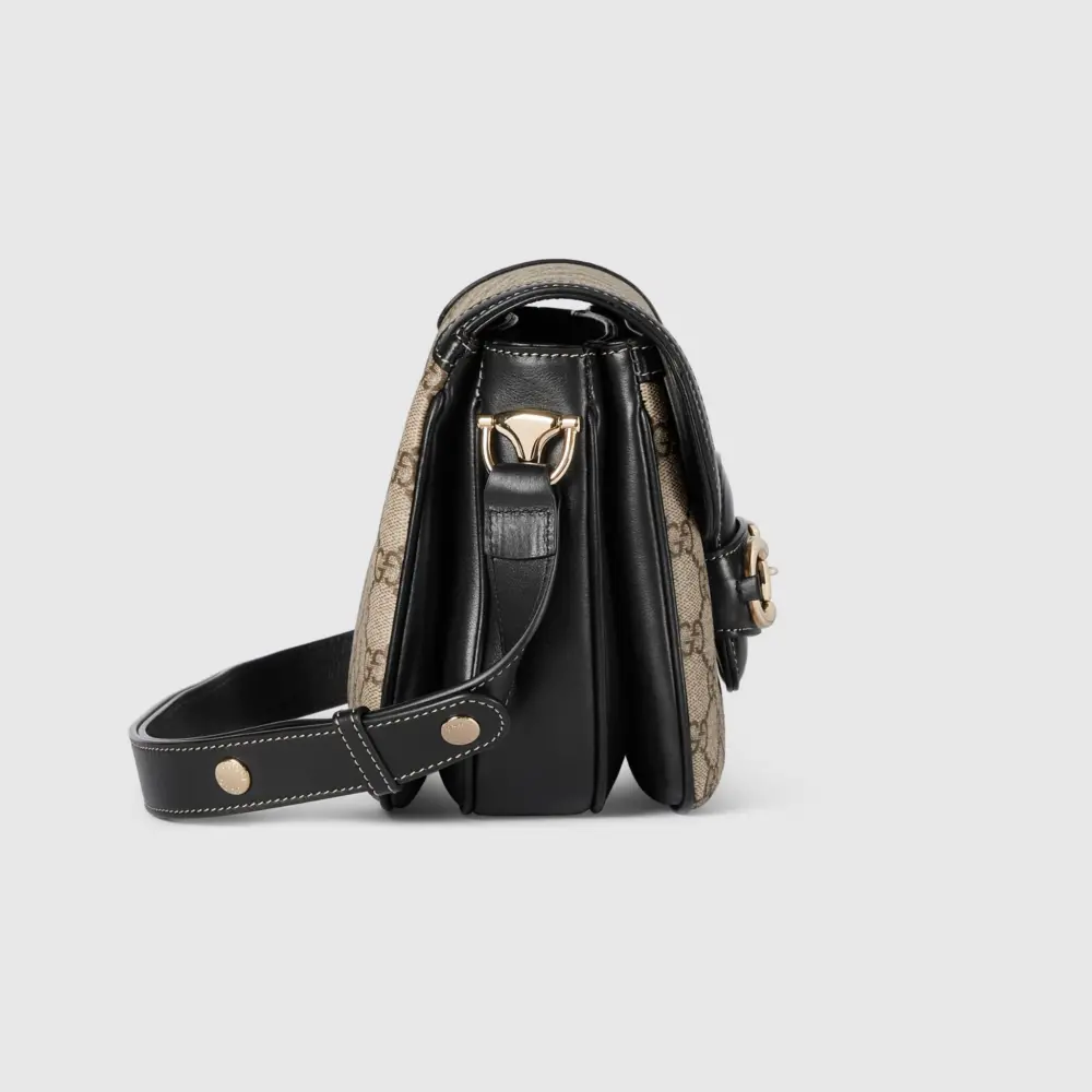 Túi Gucci Horsebit 1955 Soft Small Shoulder Bag 'Beige' 815178-FAD6L-9741 - Ảnh 4