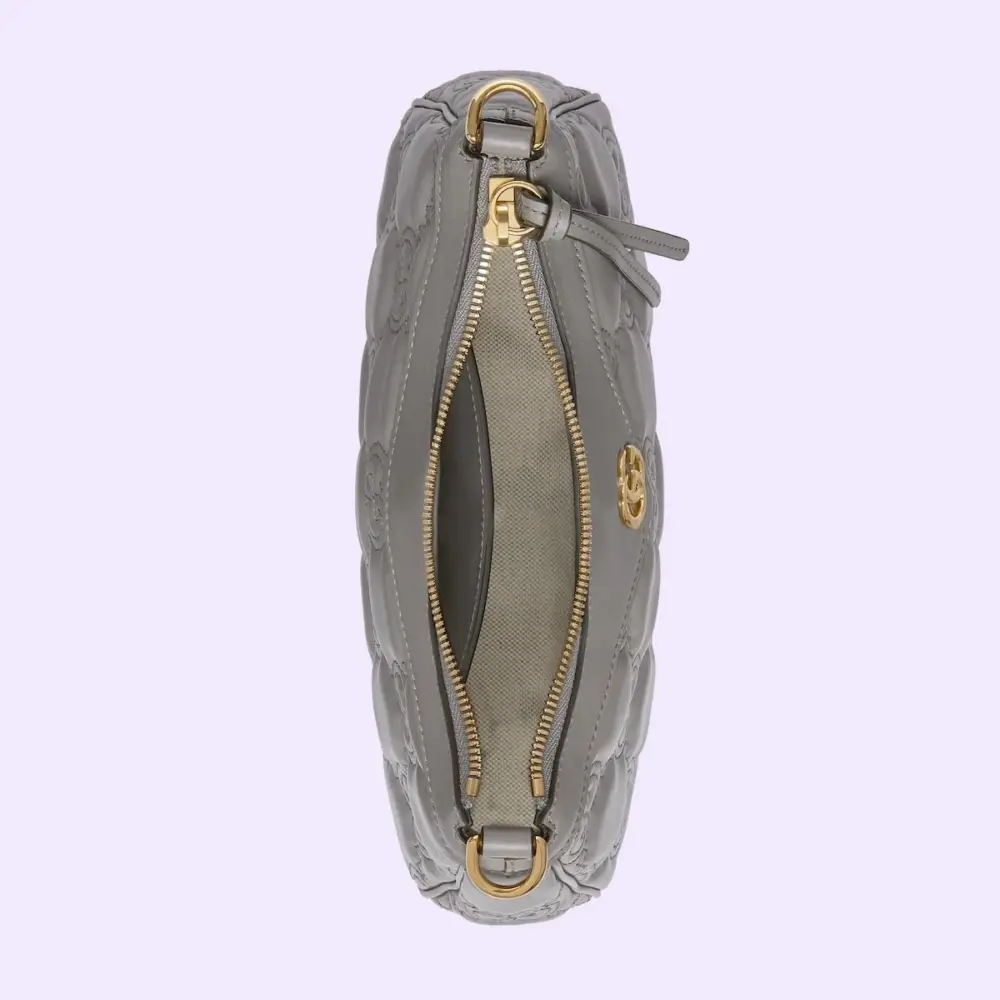 Túi Gucci Matelassé Handbag 'Grey' 735049-UM8HG-1563 - Ảnh 3