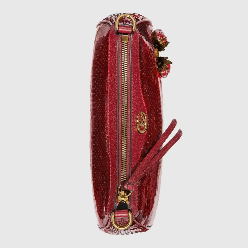 Túi Gucci Ophidia Small Sequin Handbag 'Red' 735132-FAB08-8470 - Ảnh 6