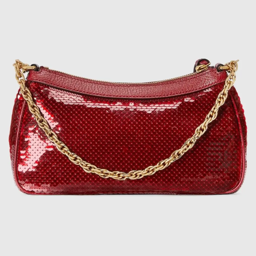 Túi Gucci Ophidia Small Sequin Handbag 'Red' 735132-FAB08-8470 - Ảnh 4
