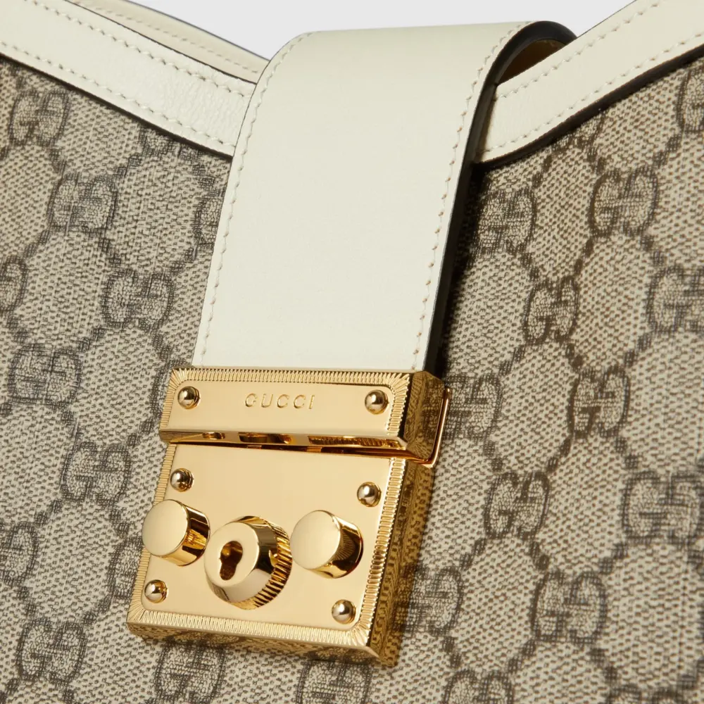 Túi Nữ Gucci Padlock GG Medium Shoulder Bag 'Beige' 795113-KHNKG-9761 - Ảnh 6