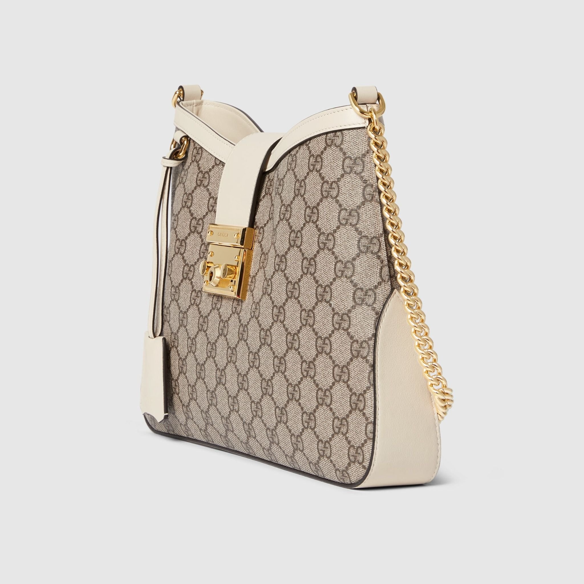 Túi Nữ Gucci Padlock GG Medium Shoulder Bag 'Beige' 795113-KHNKG-9761 - Ảnh 7