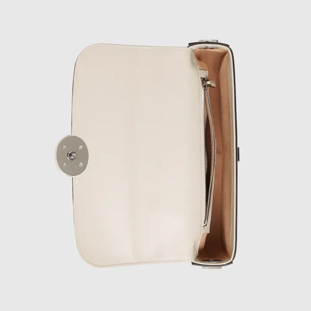 Túi Gucci Petite GG Small Shoulder Bag 'White' 739721-AACAW-9022 - Ảnh 5