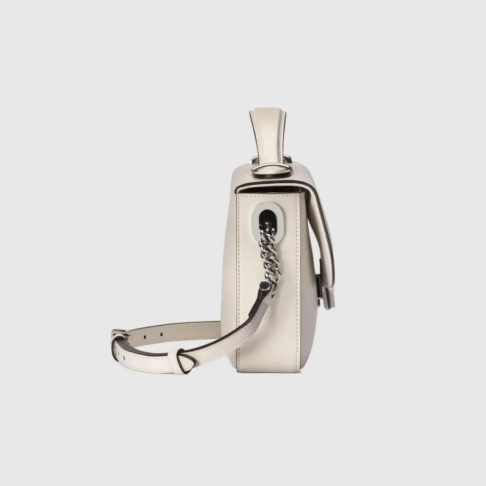 Túi Gucci Petite GG Small Shoulder Bag 'White' 739721-AACAW-9022 - Ảnh 3