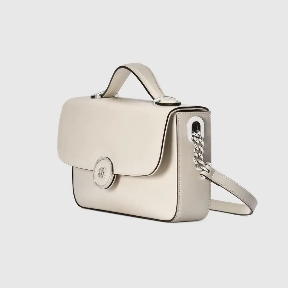 Alternative view of Túi Gucci Petite GG Small Shoulder Bag 'White' 739721-AACAW-9022