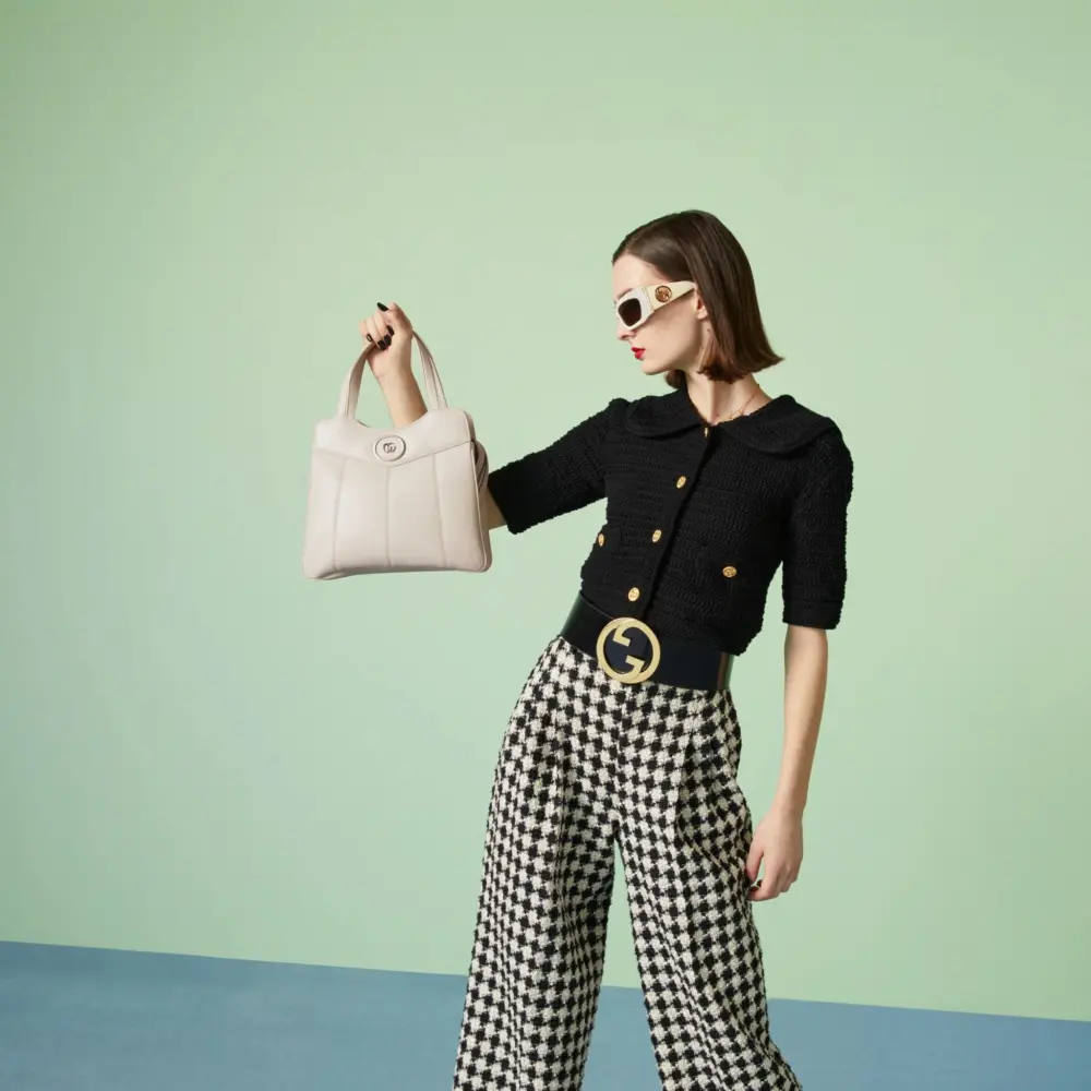 Túi Gucci Petite GG Small Tote Bag 'White' 745918-AACAW-9022 - Ảnh 6