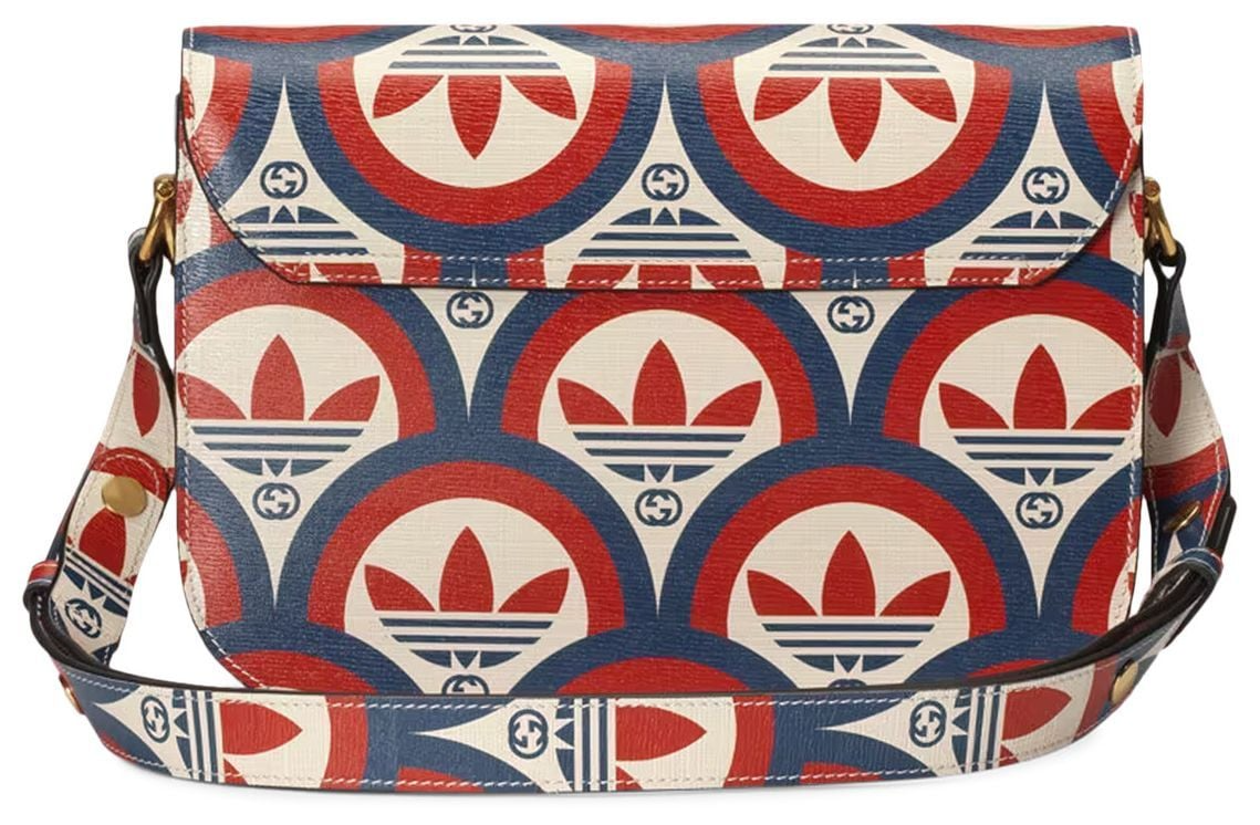 Túi Nữ Gucci x Adidas Horsebit 1955 Bag 'Multicolor' 602204-UVG0G-4168 - Ảnh 3