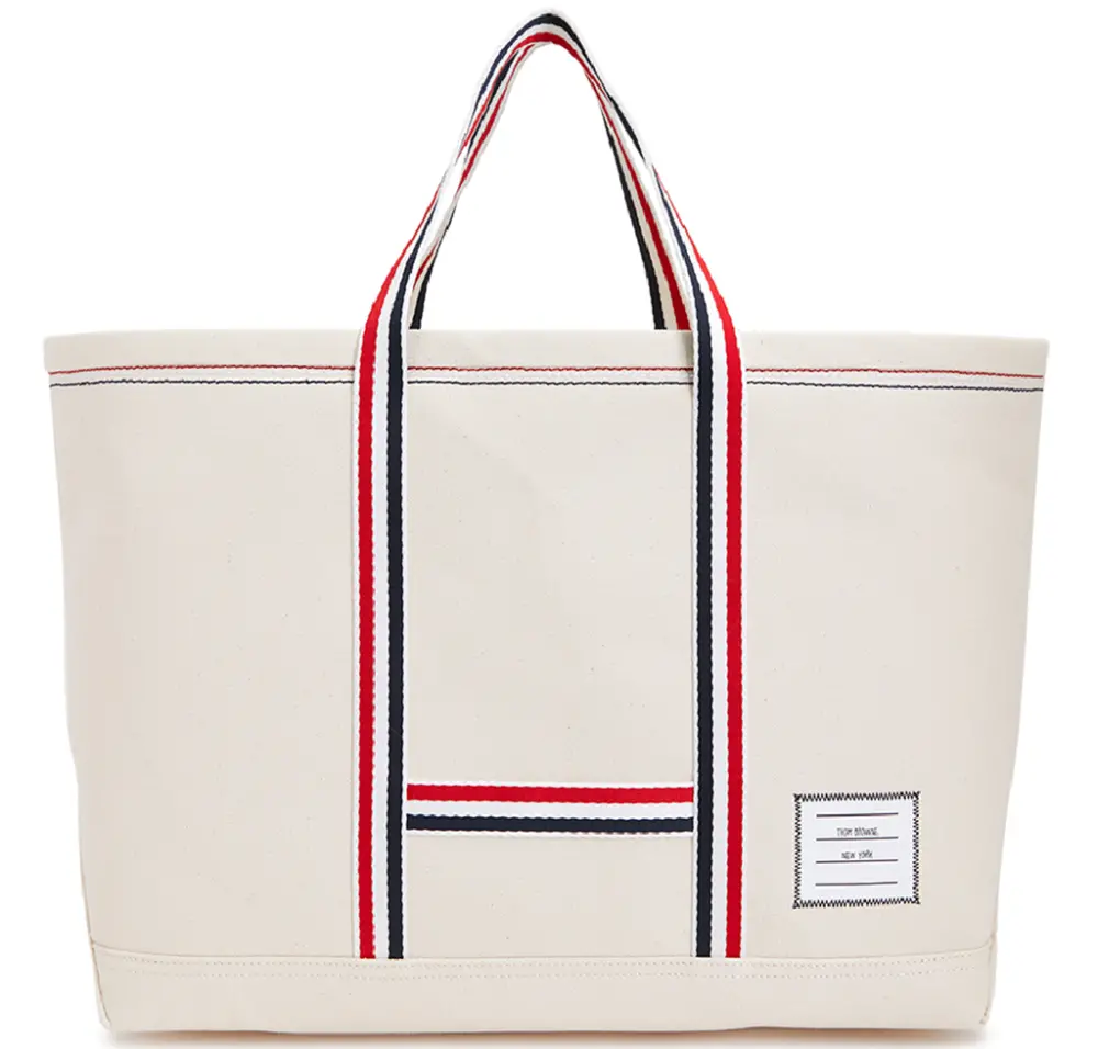 Túi Thom Browne Samseon Double Face Medium ‘White’ MAG271A-07164-114