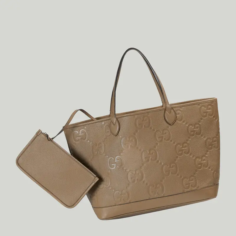 Túi Gucci Jumbo GG Large Tote 'Beige' 726755-AABY0-2801 - Ảnh 4