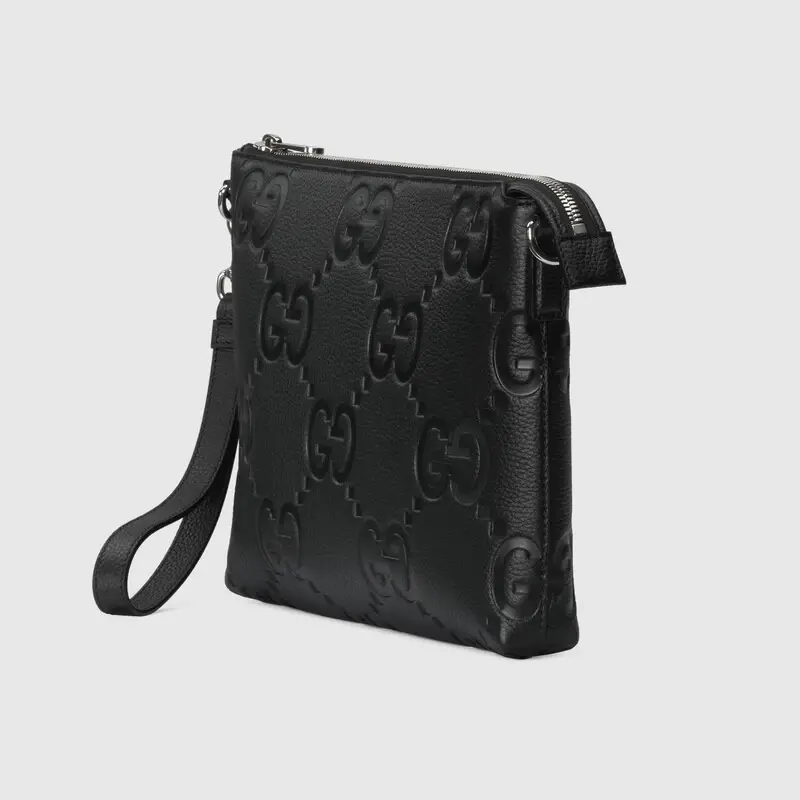 Túi Nam Gucci Medium Messenger Bag 'Black' 696009-AABY7-1000 - Ảnh 5