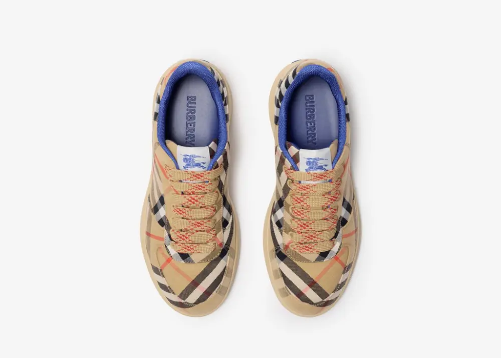 Giày Burberry Check Terrace Sneakers ‘Sand’ 80953721 - Ảnh 3