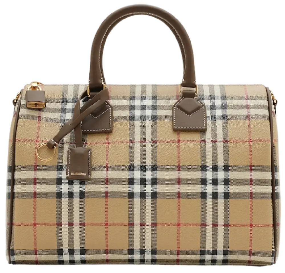 Túi Burberry Medium Check Bowling Bag 'Military' 80998131