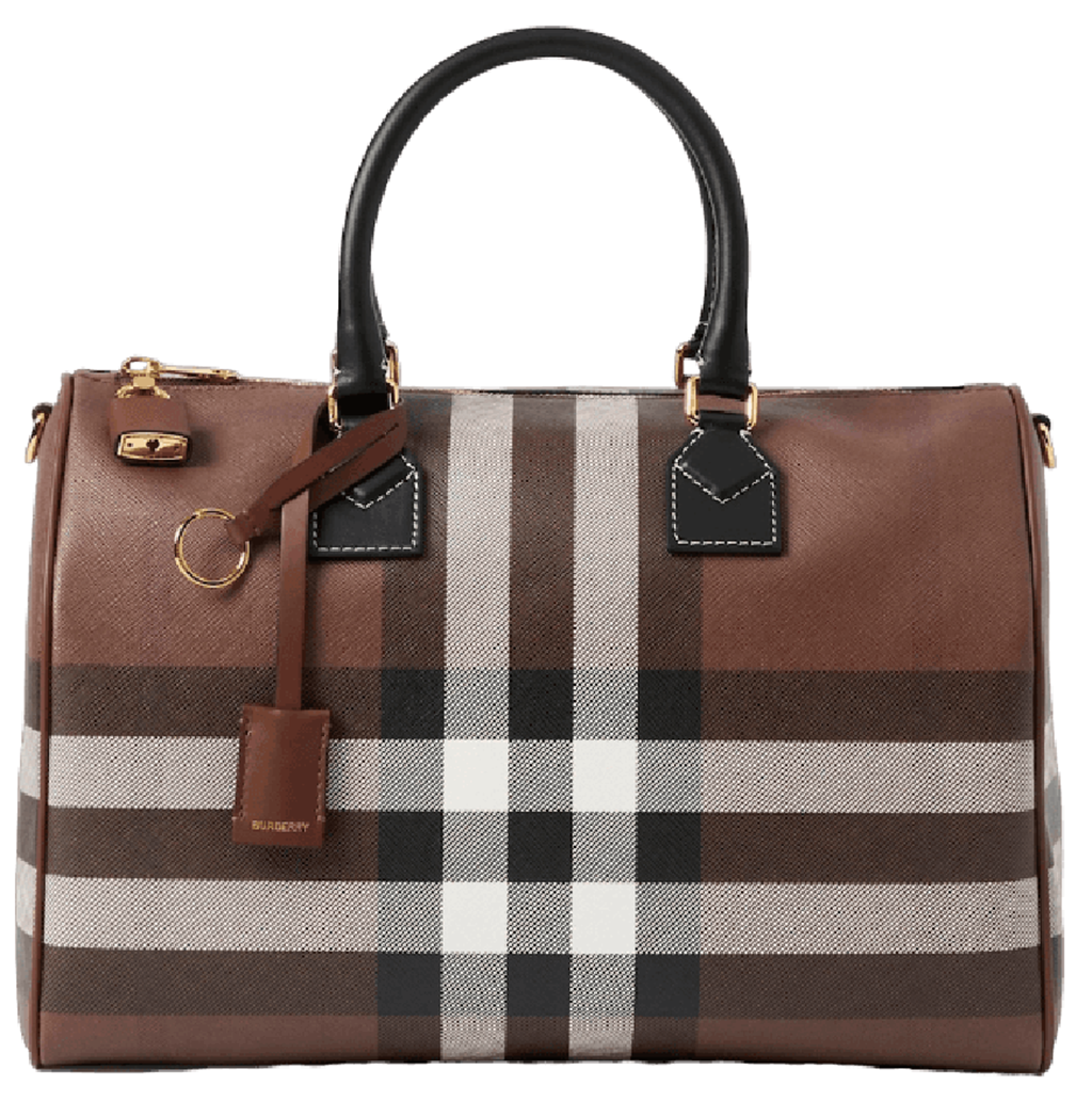 Túi Burberry Medium Check Bowling Bag 'Brown' 80696621